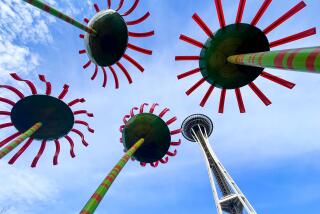 Seattle's Space Needle was built as part of the 1962 World's Fair. It anchors the Seattle Center area of the city.