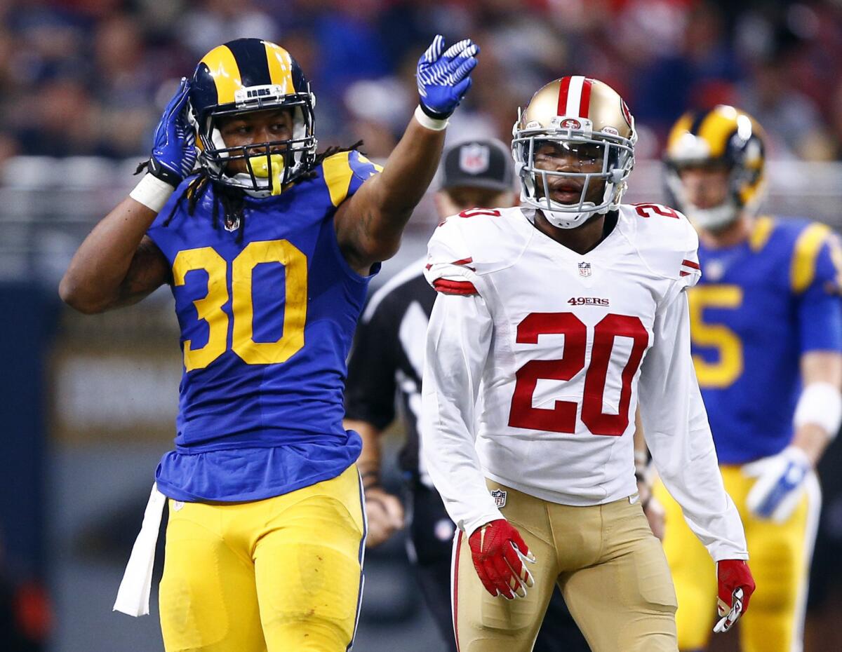 San Francisco 49ers Vs. Los Angeles Rams Matchup Features An NFL First