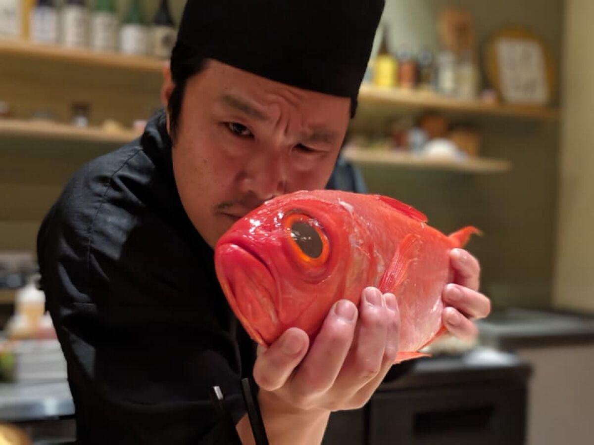 Soichi Kadoya at Soichi Sushi in University Heights.