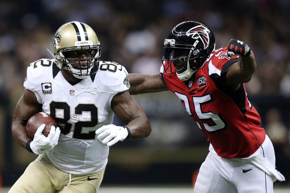 Saints knock Falcons from ranks of NFL's unbeaten teams - Los