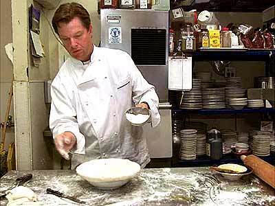 Patrick Healy makes chicken pot pie with biscuit crust. (His grandmother used pheasant and puff paste.)