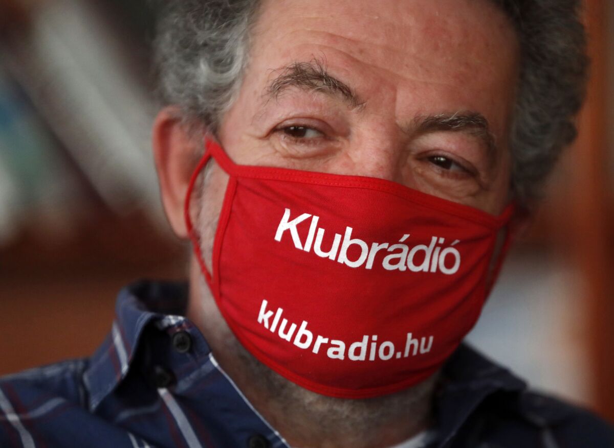 Andras Arato, Klubradio's director and CEO