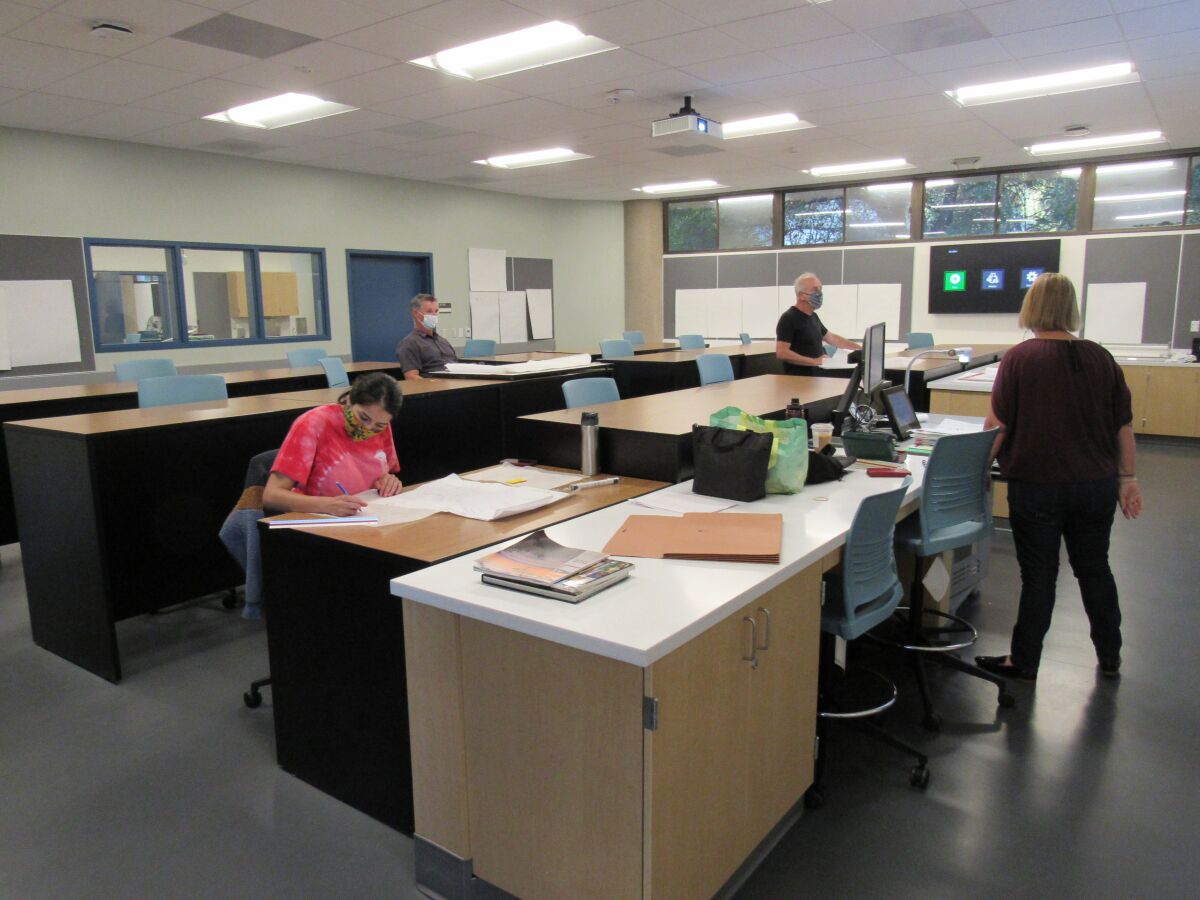 Renovated classrooms were part of upgrades to Cuyamaca College's Ornamental Horticulture complex.