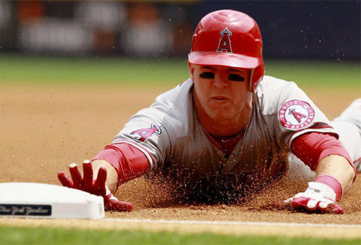 Mike Trout's contract was renewed by Angels for $510,000.