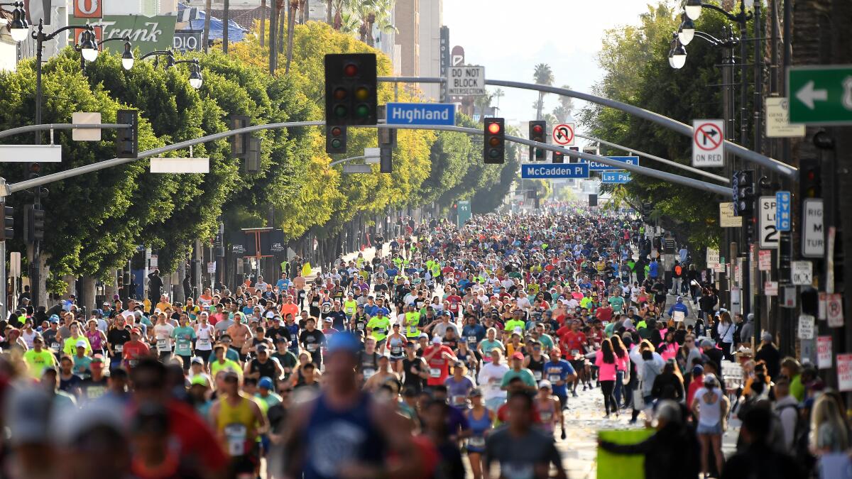 LA Marathon 2020 Road/Street Closure and Traveler Information