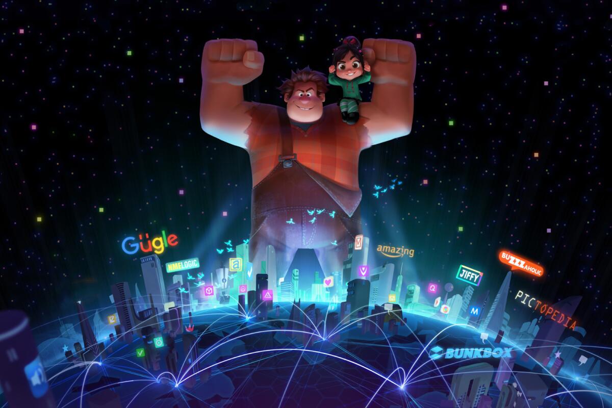 "Ralph Breaks the Internet: Wreck-It Ralph 2" leaves the arcade and heads into the Internet. (Walt Disney Animation Studios)