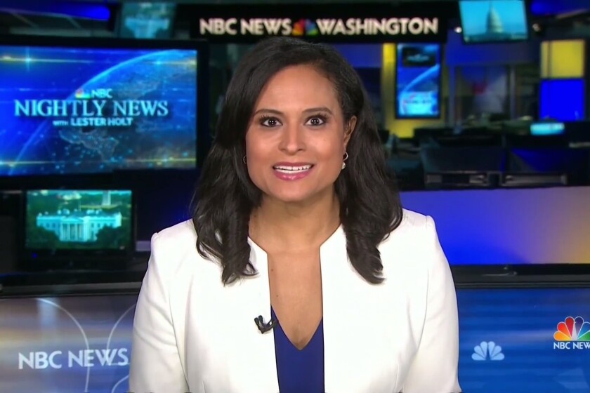 NBC News correspondent Kristen Welker