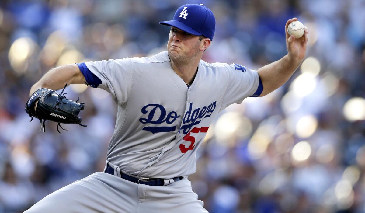 Alex Wood, shown during a game last season, returned to the mound Thursday after recovering from tightness in his left forearm.