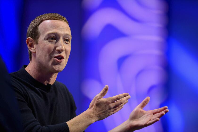 FILE - In this Jan. 31, 2020, photo, Facebook CEO Mark Zuckerberg speaks at the Silicon Slopes Tech Summit in Salt Lake City. (Trent Nelson/The Salt Lake Tribune via AP File)