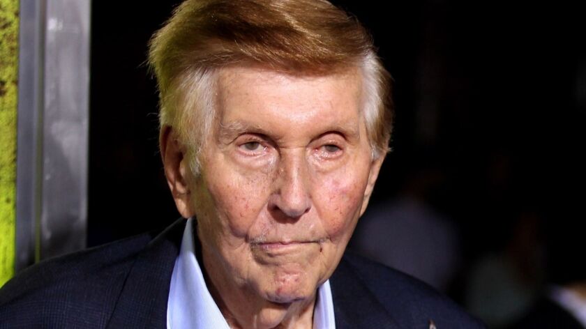 Ailing patriarch Sumner Redstone, pictured here in 2012, will not have to face questions from CBS lawyers in a bitter dispute over control of the broadcasting company.