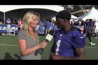 Rams receiver Tavon Auston, "We in Cali"