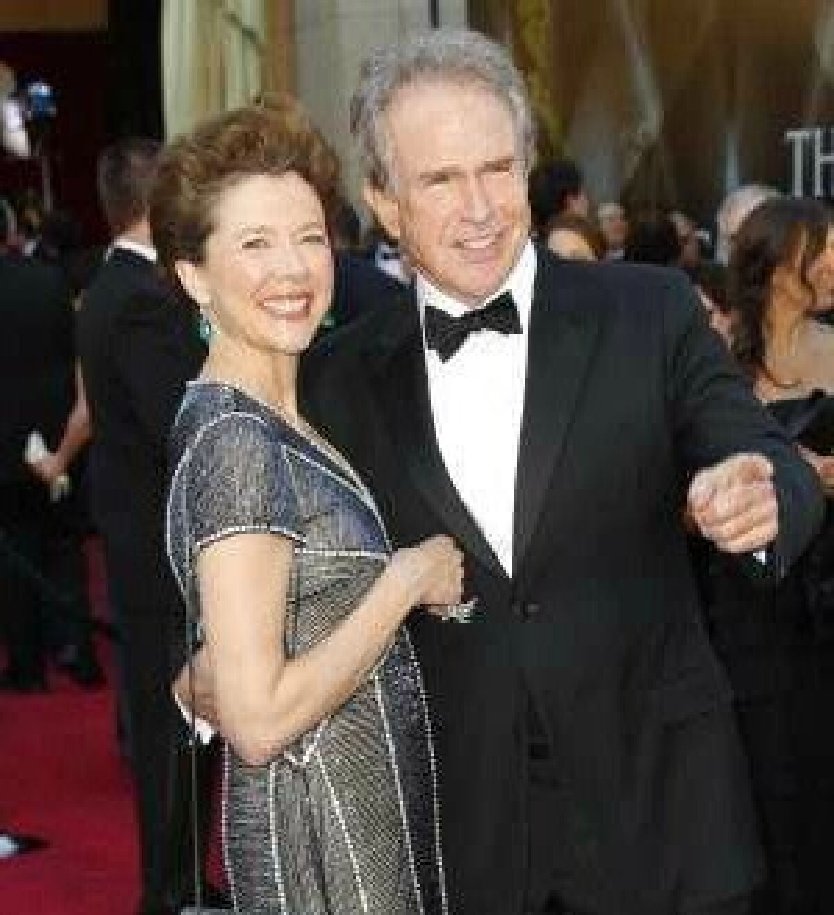 Annette Bening and Warren Beatty arrive at the 83rd Annual Academy Awards at the Kodak Theatre in Los Angeles on Feb. 27, 2011.