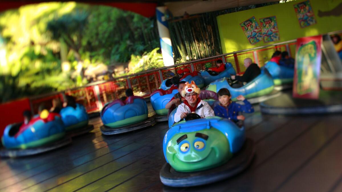 Tuck and Roll's Drive 'Em Buggies, inside A Bug's Land, at Disney California Adventure Park in Anaheim, will be closing Sept. 4 to make way for a new superhero land.