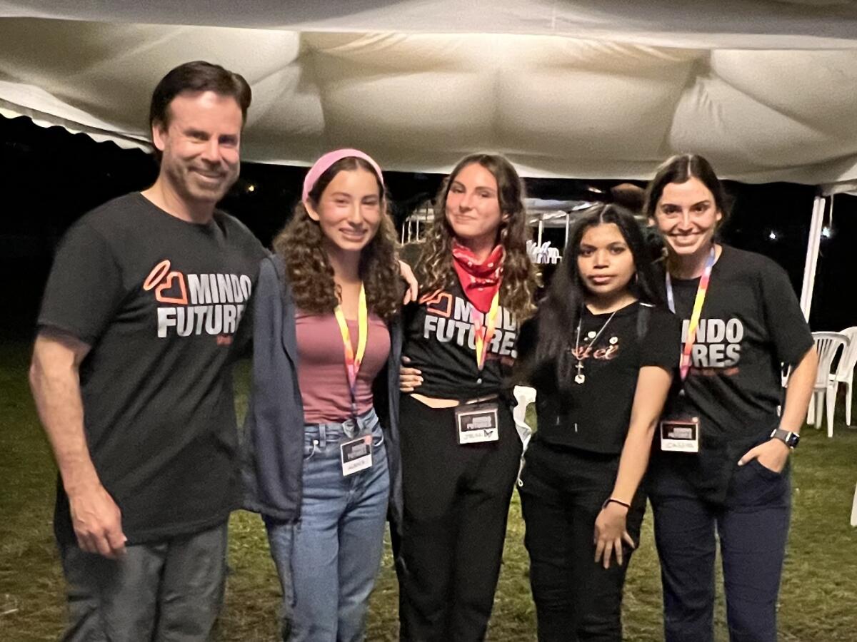 The Ross family has had a long-lasting friendship with Mayra, second from right, an Ecuadorian woman.