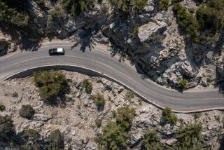 PASADENA, CALIFORNIA - JUNE 23: In an aerial view, Mount Wilson Red Box Road, in the San Gabriel Mountains within the San Gabriel Mountains National Monument and Angeles National Forest, is seen on June 23, 2023, above Pasadena, California. Today, Sen. Alex Padilla, D-California, and other officials will held a news conference to announce a strategy to protect the San Gabriel Mountains and expand the existing San Gabriel Mountains National Monument. As One of three bills within the Protecting Unique and Beautiful Landscapes by Investing in California (PUBLIC), proposed by Padilla, the San Gabriel Mountains Foothills and Rivers Protection Act would increase the size of the San Gabriel Mountains National Monument by more than 109,000 acres to include part of the western Angeles National Forest, and would create a National Recreation Area along the San Gabriel Valley foothills and the Rio Hondo and San Gabriel River Corridors. The project would increase public lands access for millions of people in Los Angeles County which, according to Padilla, includes one of the nation's most park-poor and densely populated regions. (Photo by David McNew/Getty Images)
