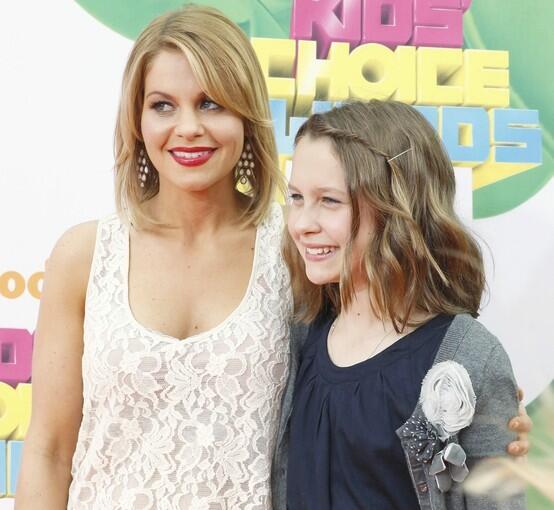 Candace Cameron Bure and daughter