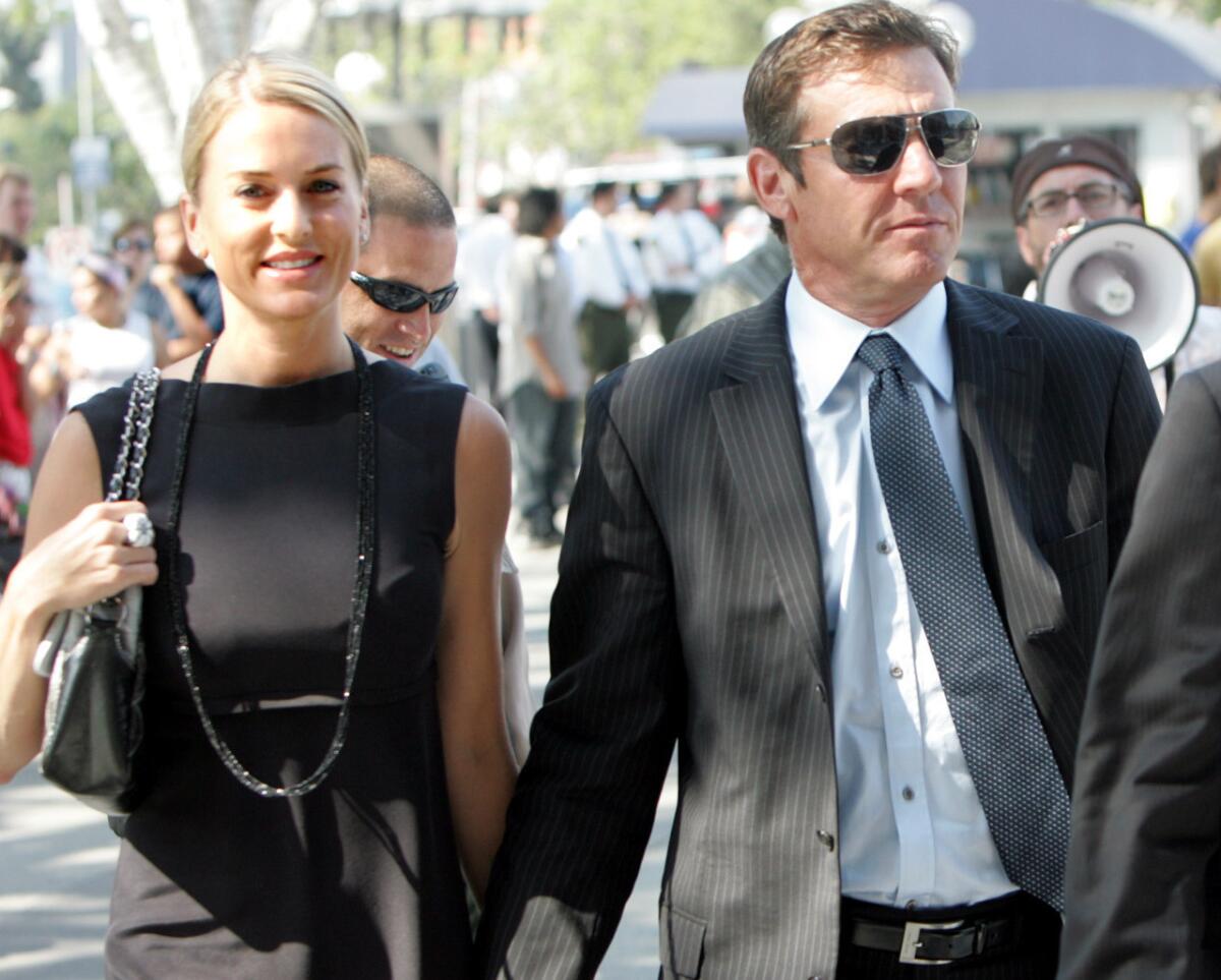 Actor Dennis Quaid and Kimberly Buffington-Quaid in 2008. Buffington-Quaid filed for divorce on Tuesday.