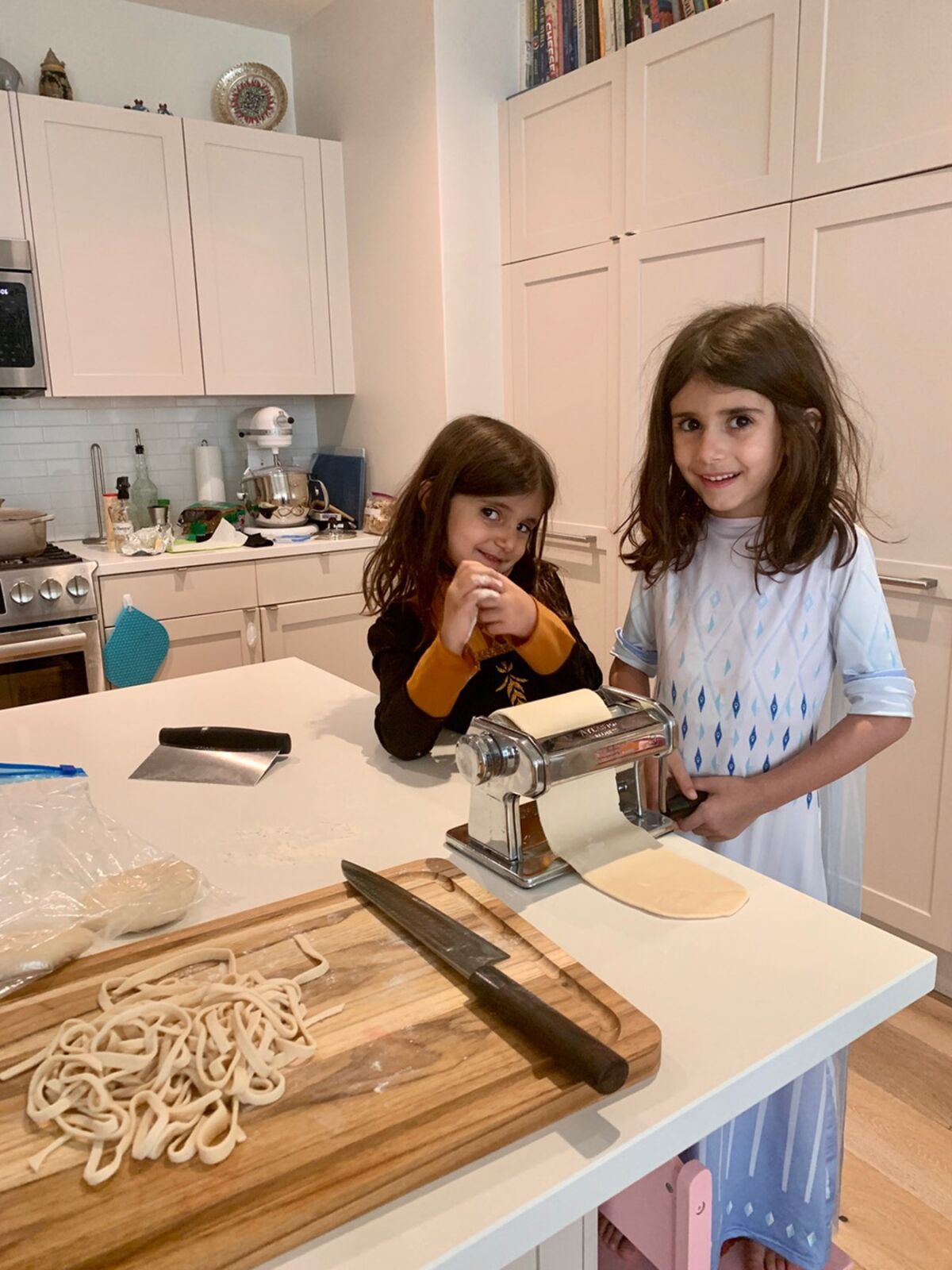 Reem Kassis' daughters, Hala and Yasmeen.