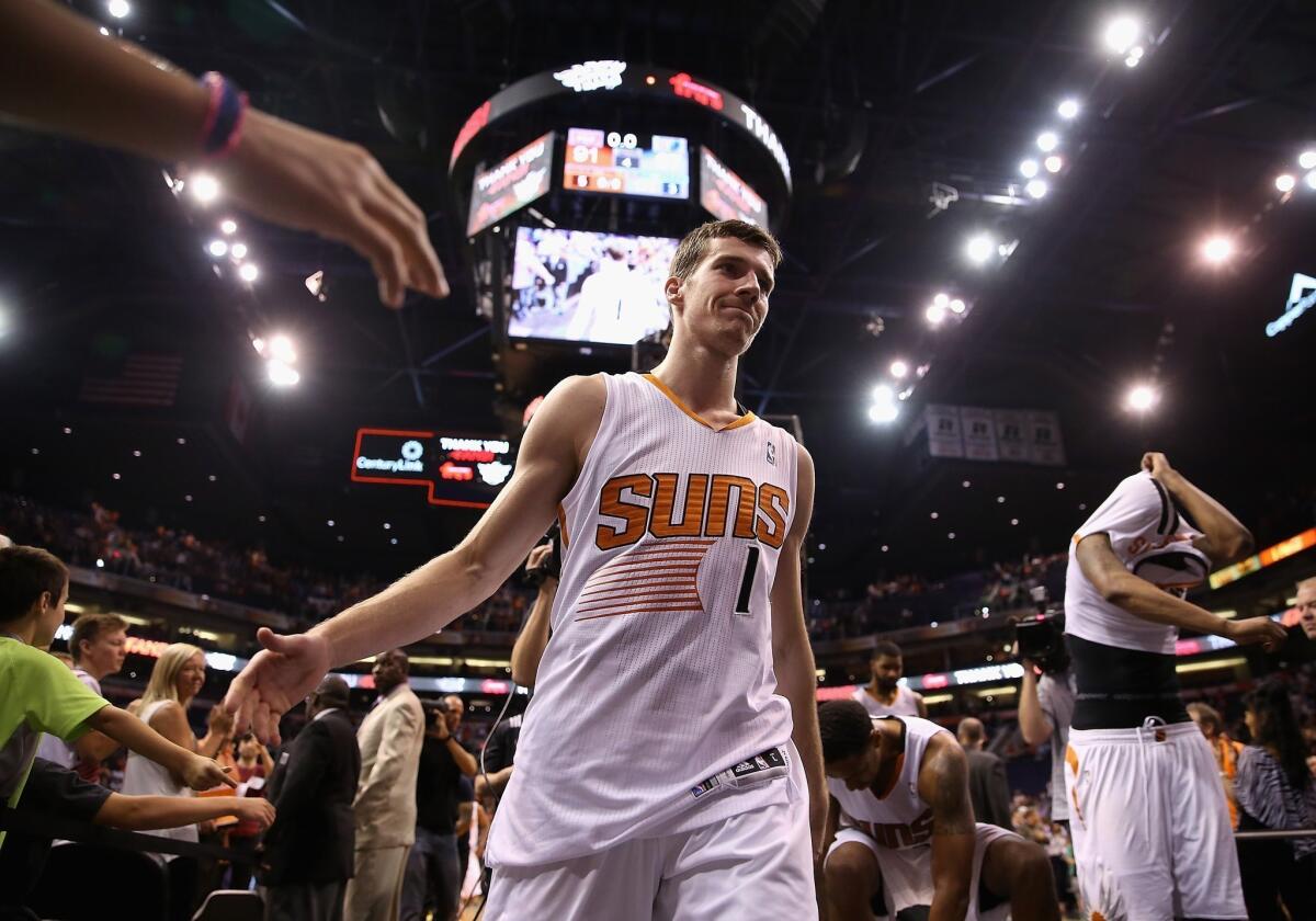 Phoenix Suns guard Goran Dragic has been named the NBA's most improved player.