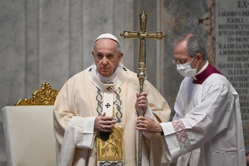 El papa recorta salarios para clérigos y monjas de Roma - San Diego  Union-Tribune en Español