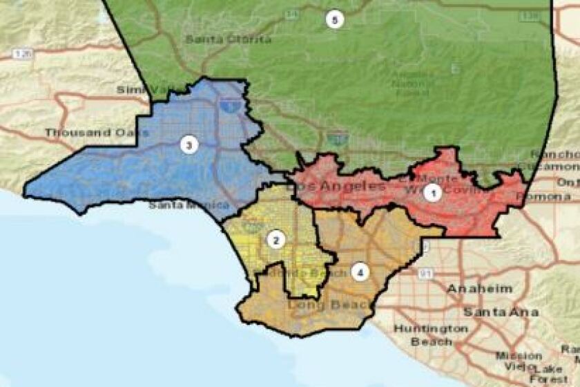 The Los Angeles County Citizens Redistricting Commission created this final map