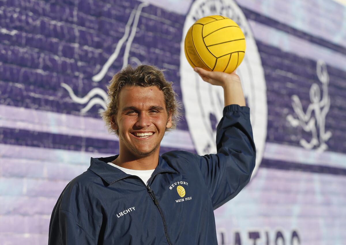 Newport Harbor High senior Ben Liechty is the Daily Pilot Dream Team Boys' Water Polo Player of the Year.
