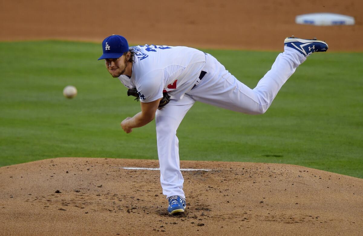 Dodgers starting pitcher Clayton Kershaw hadn't given up two home runs in a game all season until Saturday night against Milwaukee.