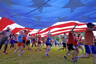 Coronado, CA - July 03: Kicking off the start of the 4th of July weekend, about 2000 runners took part in the staggered start for the Crown City Classic July 4th 12K and 5K race. The race began and finished at Tidelands Park on Saturday, July 3, 2021 in Coronado, CA. (Nelvin C. Cepeda / The San Diego Union-Tribune)