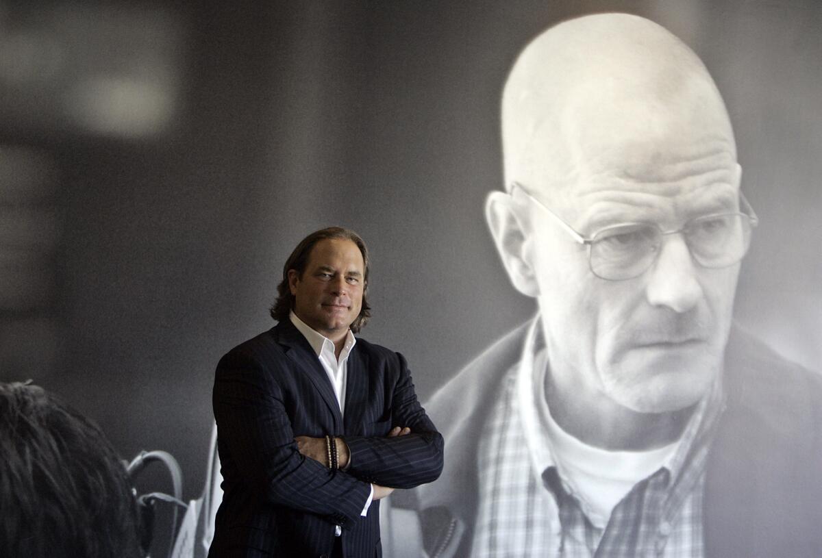 Steve Mosko poses for a photo at Sony Pictures in Culver City. Mosko is leaving Sony Pictures Television after more than two decades.