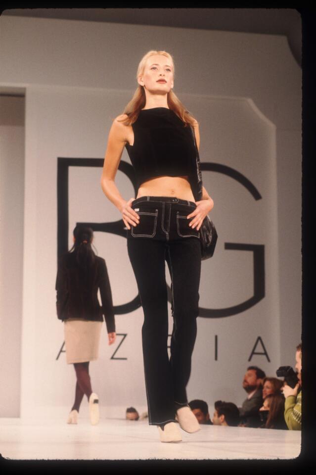 Max Azria's fashion line debuts at New York Fashion Week.