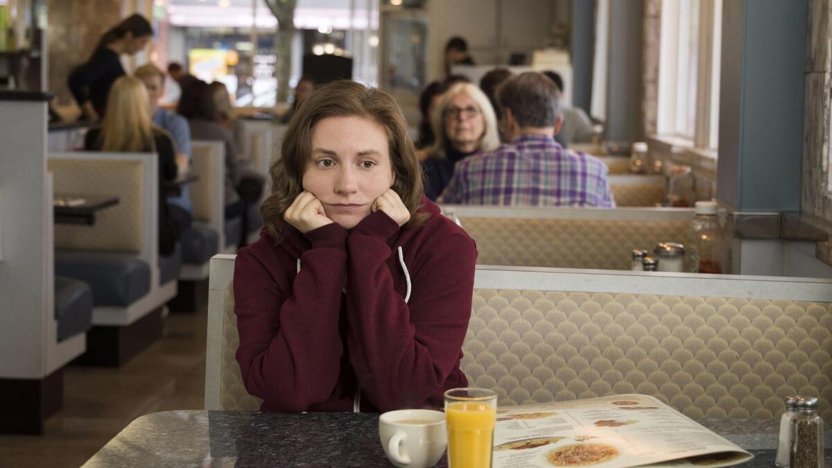 Lena Dunham (Hannah) in the series finale of HBO's "Girls." (HBO / TNS)