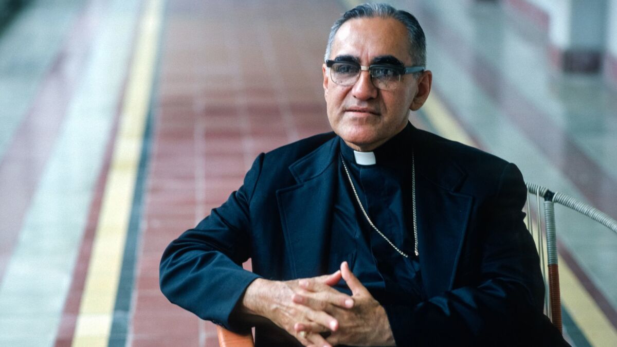 Archbishop Oscar Romero at his residence in San Salvador in July 1979.