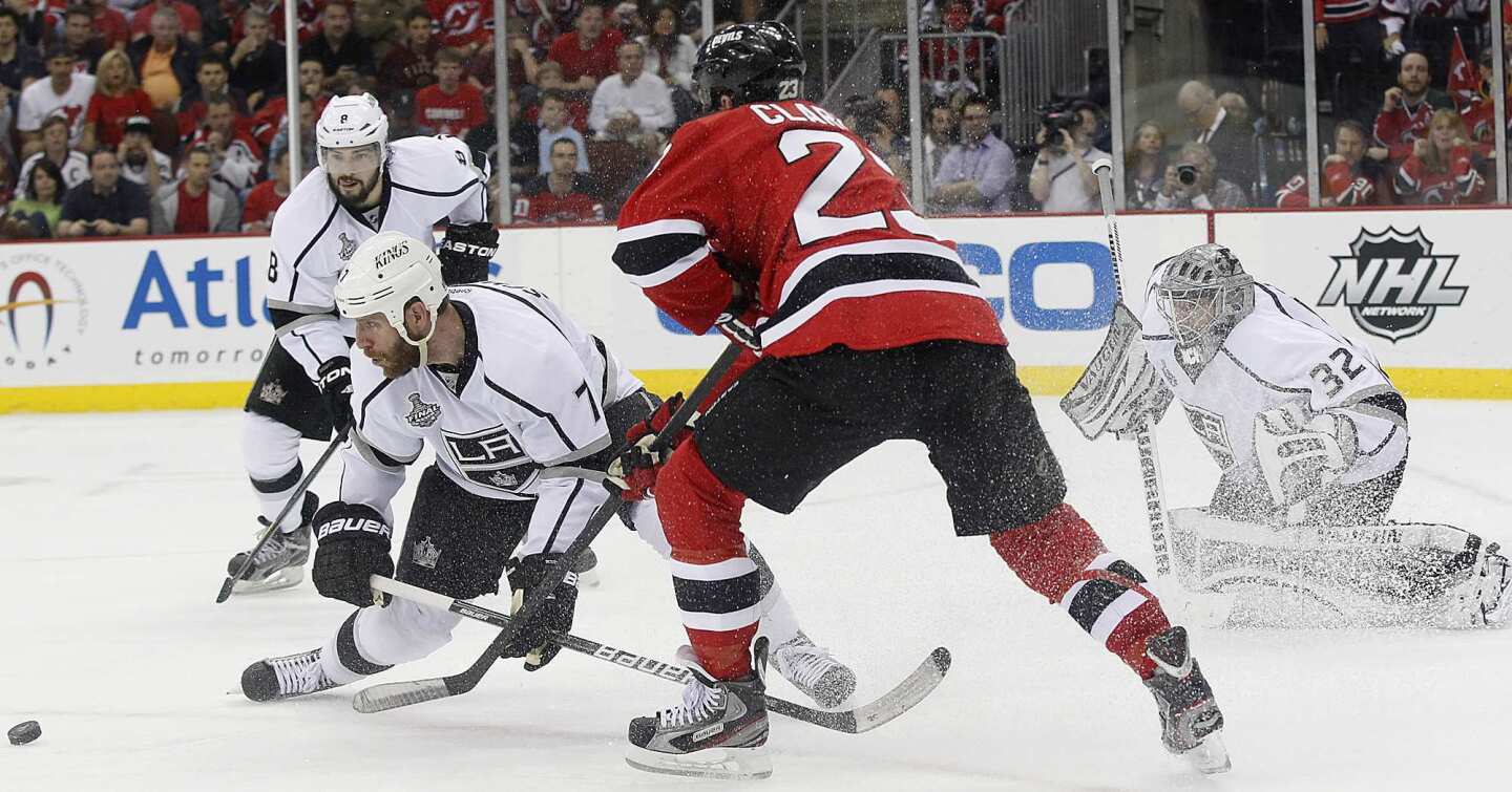 Rob Scuderi, Jonathan Quick, David Clarkson