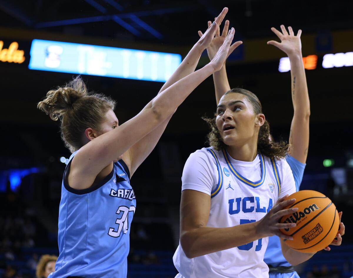 Kiki Rice and Lauren Betts rally UCLA past Creighton and back into the Sweet 16