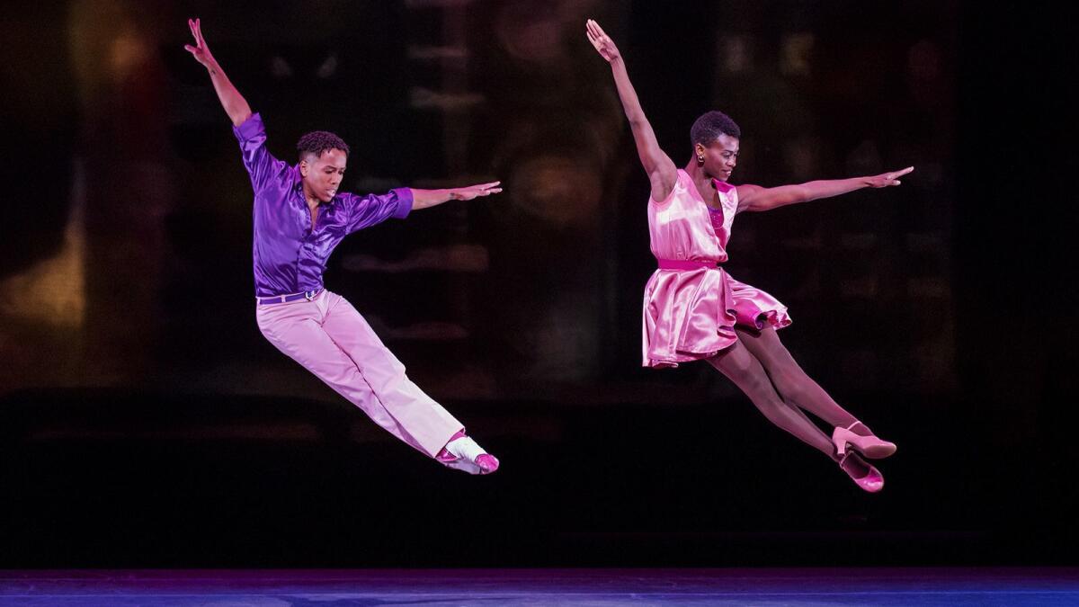 Alvin Ailey dancers Daniel Harder and Rachael McLaren.