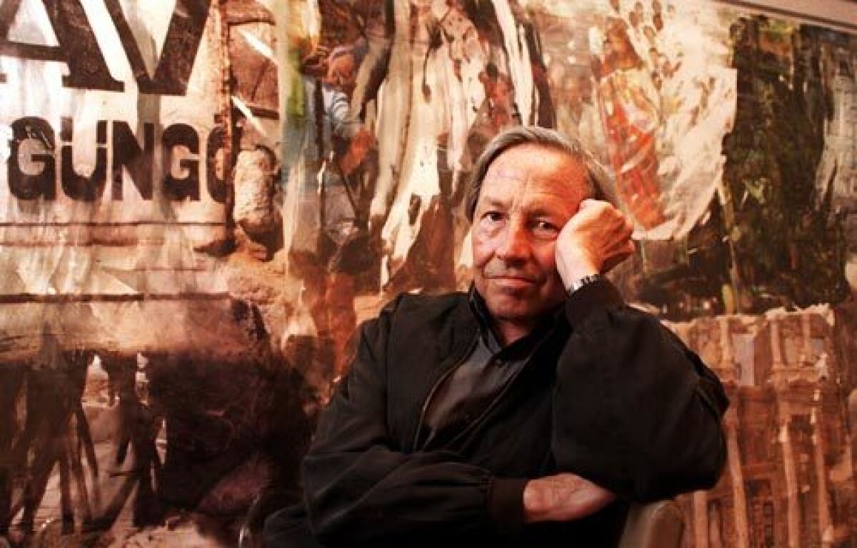 Robert Rauschenberg, one of the pioneers of pop art, in a 1996 photo.