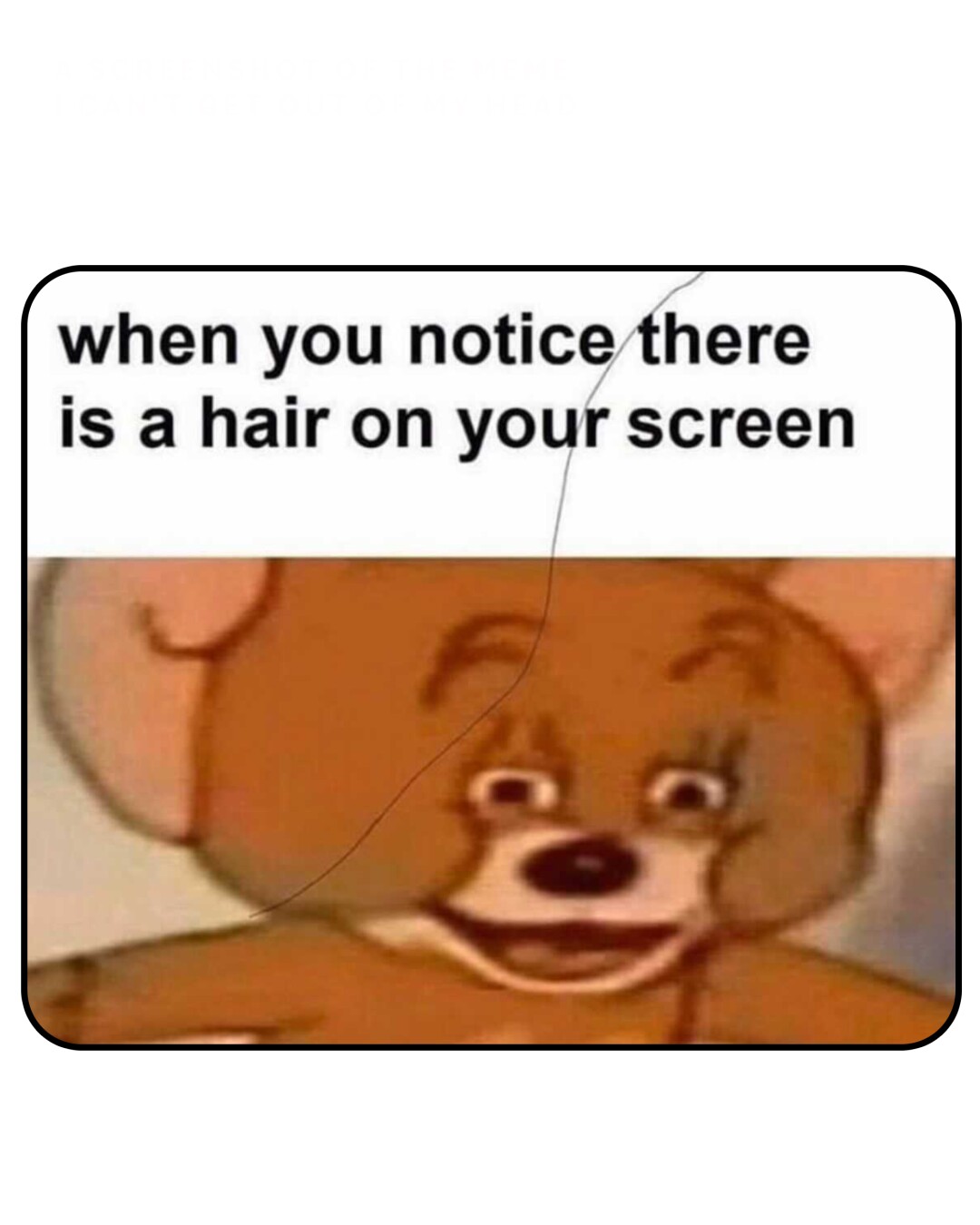 Illustration of Jerry Mouse "Tom and Jerry."