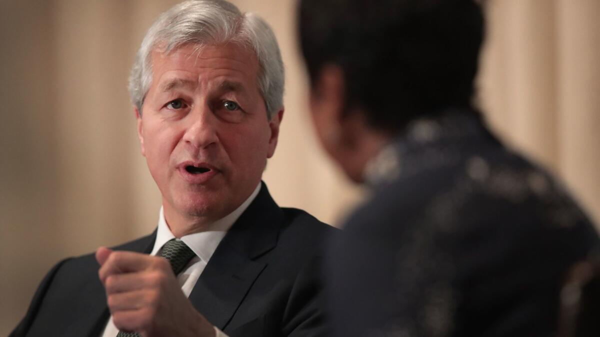 Jamie Dimon, chairman and CEO of JPMorgan Chase, said Tuesday that he's still not very interested in cryptocurrencies.