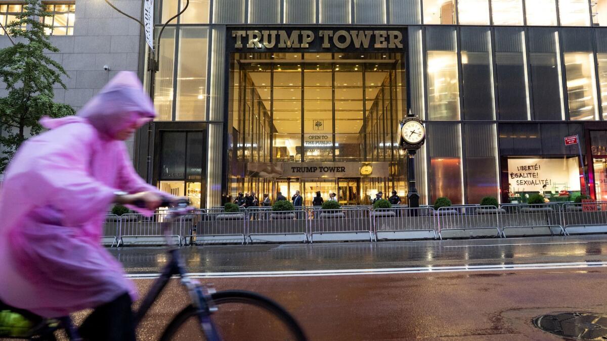 Trump Tower in New York was the site of a 2016 meeting between a Kremlin-connected Russian lawyer and senior Trump campaign officials.
