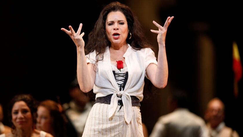 Ana María Martínez stars in Los Angeles Opera's "Carmen."