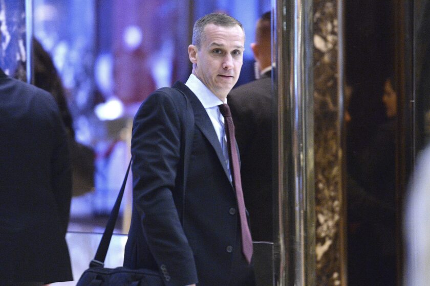 El ex jefe de campaña de Donald Trump, Corey Lewandowski.