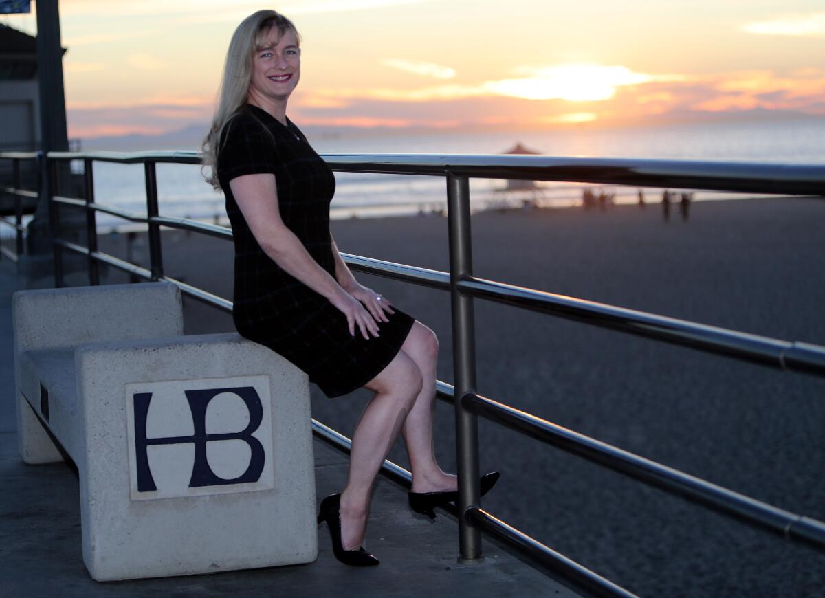 Huntington Beach City Councilwoman Jill Hardy was first elected in 2002.