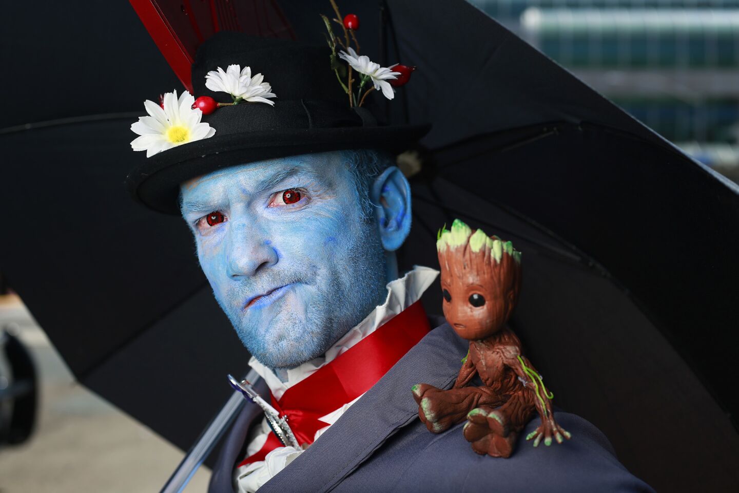 Cash Branson of Pittsburgh is dressed as Yondu and "Guardians of the Galaxy."
