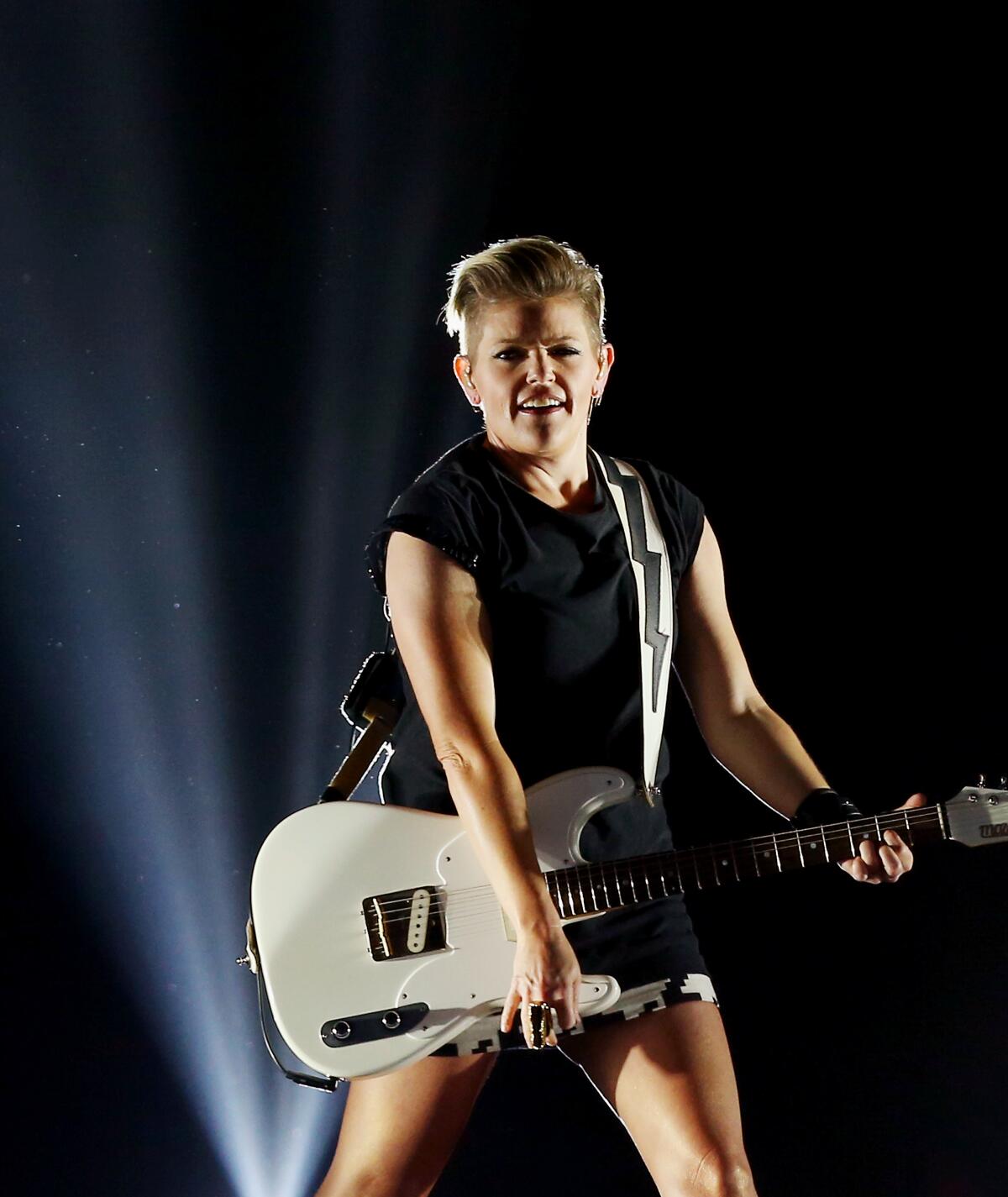 The Chicks' Natalie Maines performs onstage