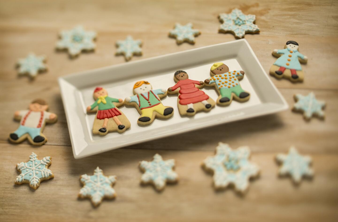Holiday kids cookies by Suki Wada