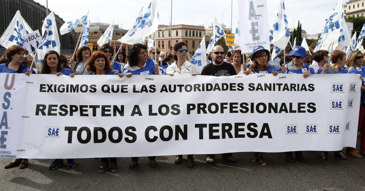 Initial blood test shows Spanish nurse now free of Ebola