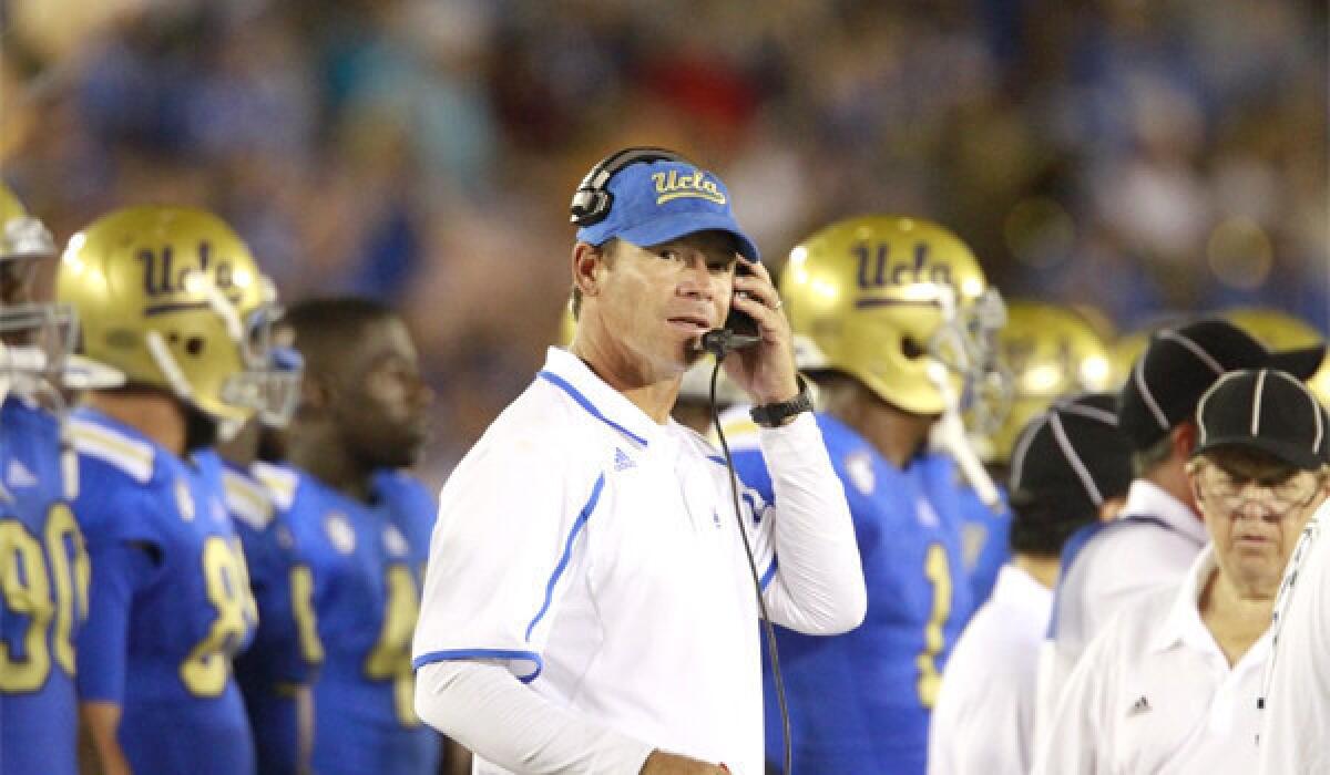 Jim Mora's 2013 recruiting class included five defensive backs, including Tahaan Goodman out of Rancho Cucamonga.