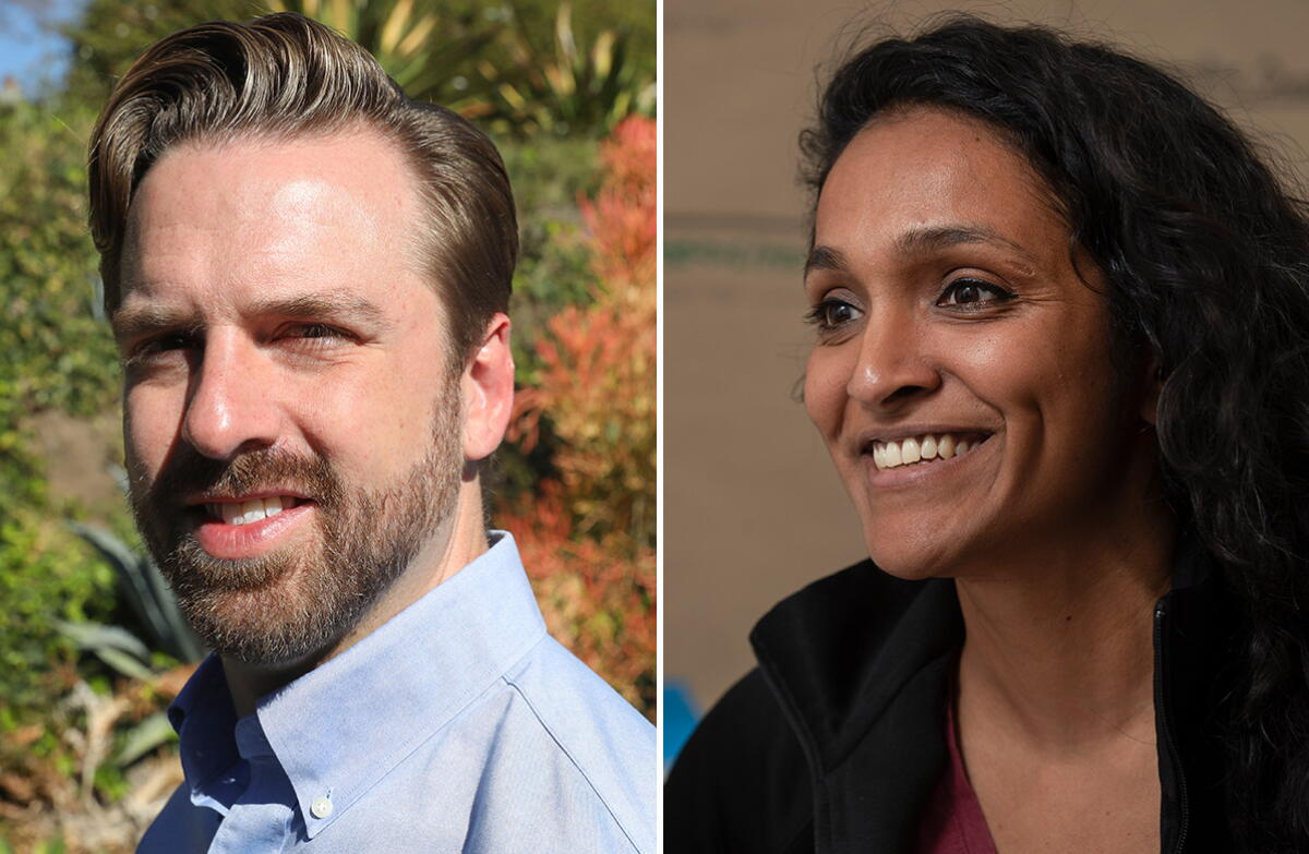 Mithya Raman Nithya Raman and Ethan Weaver face off in Valley forum - Los Angeles Times