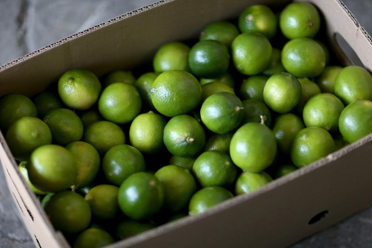 A shortage of limes has led to a dramatic increase in price.