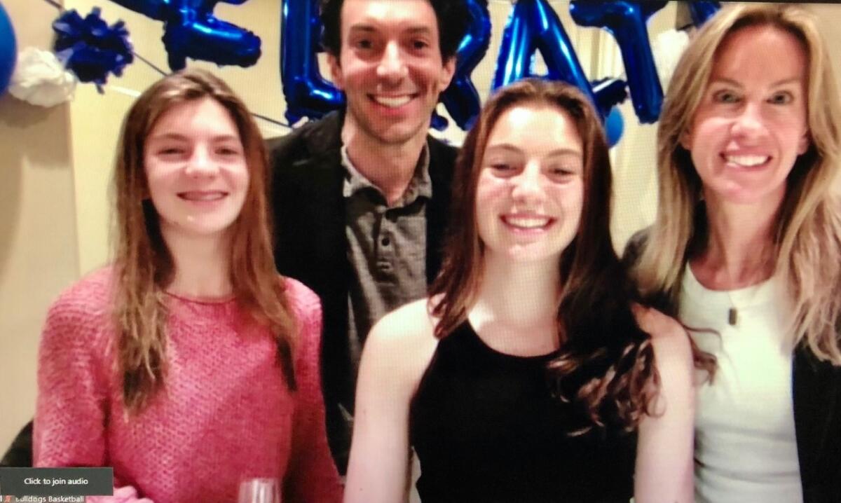 Quinn O'Donnell (front, center), the Boys & Girls Clubs of San Dieguito Youth of the Year